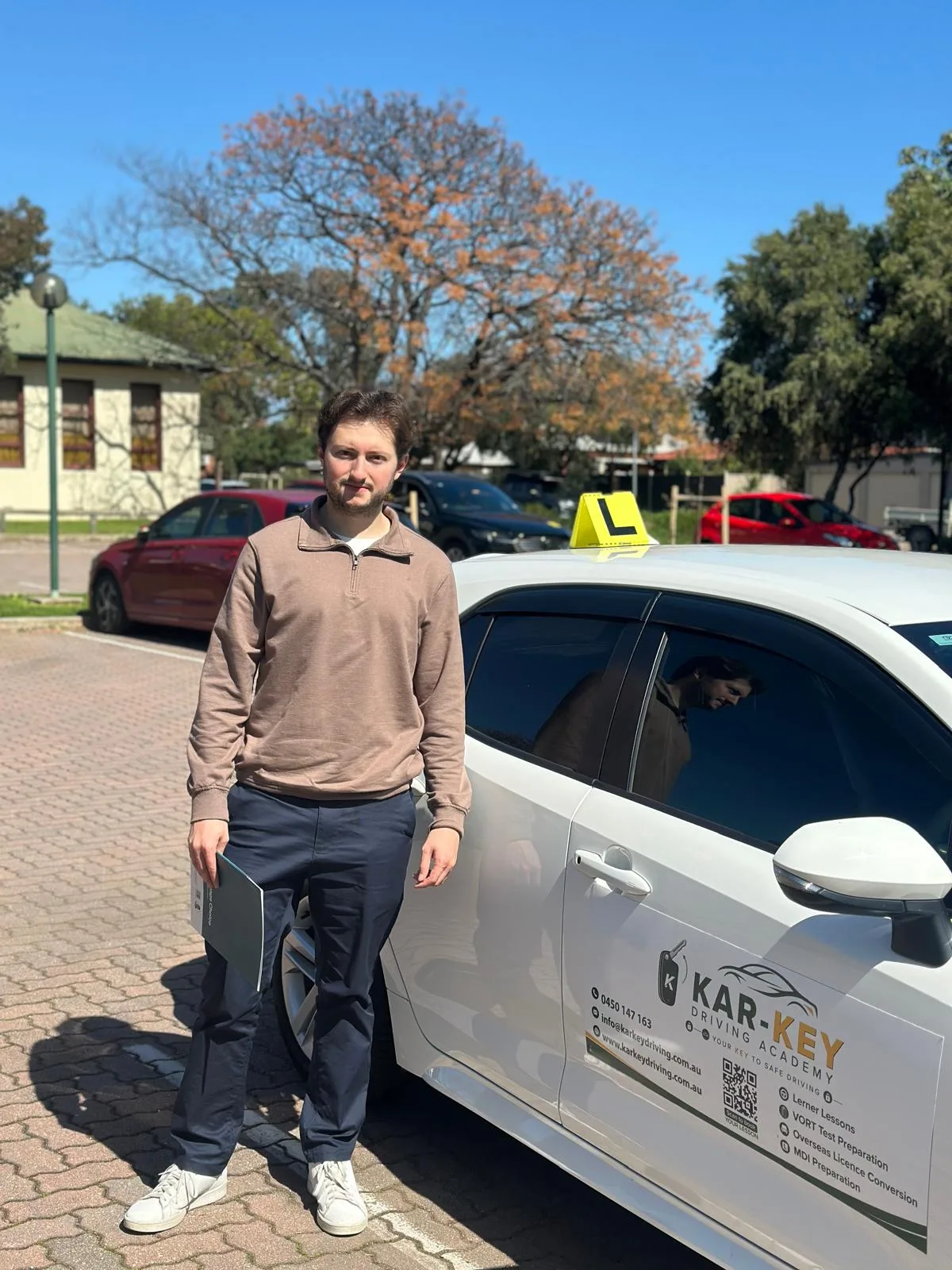 Kar-Key Driving Academy student who passed their VORT test on the first attempt
