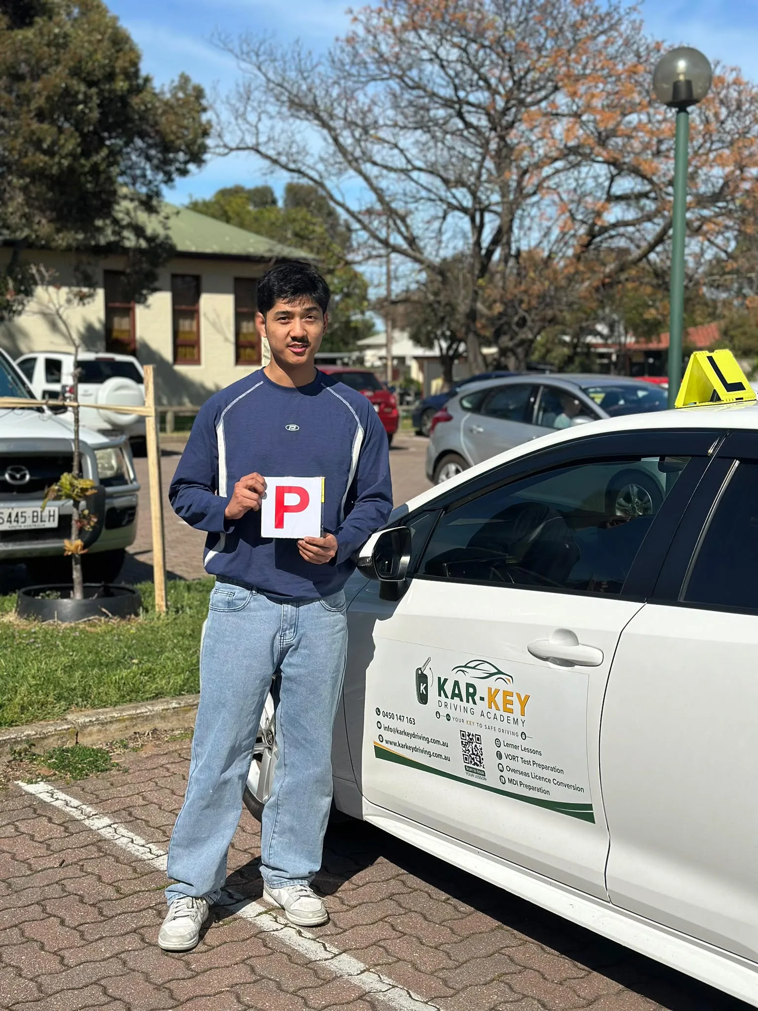 Kar-Key Driving Academy student who passed their VORT test on the first attempt